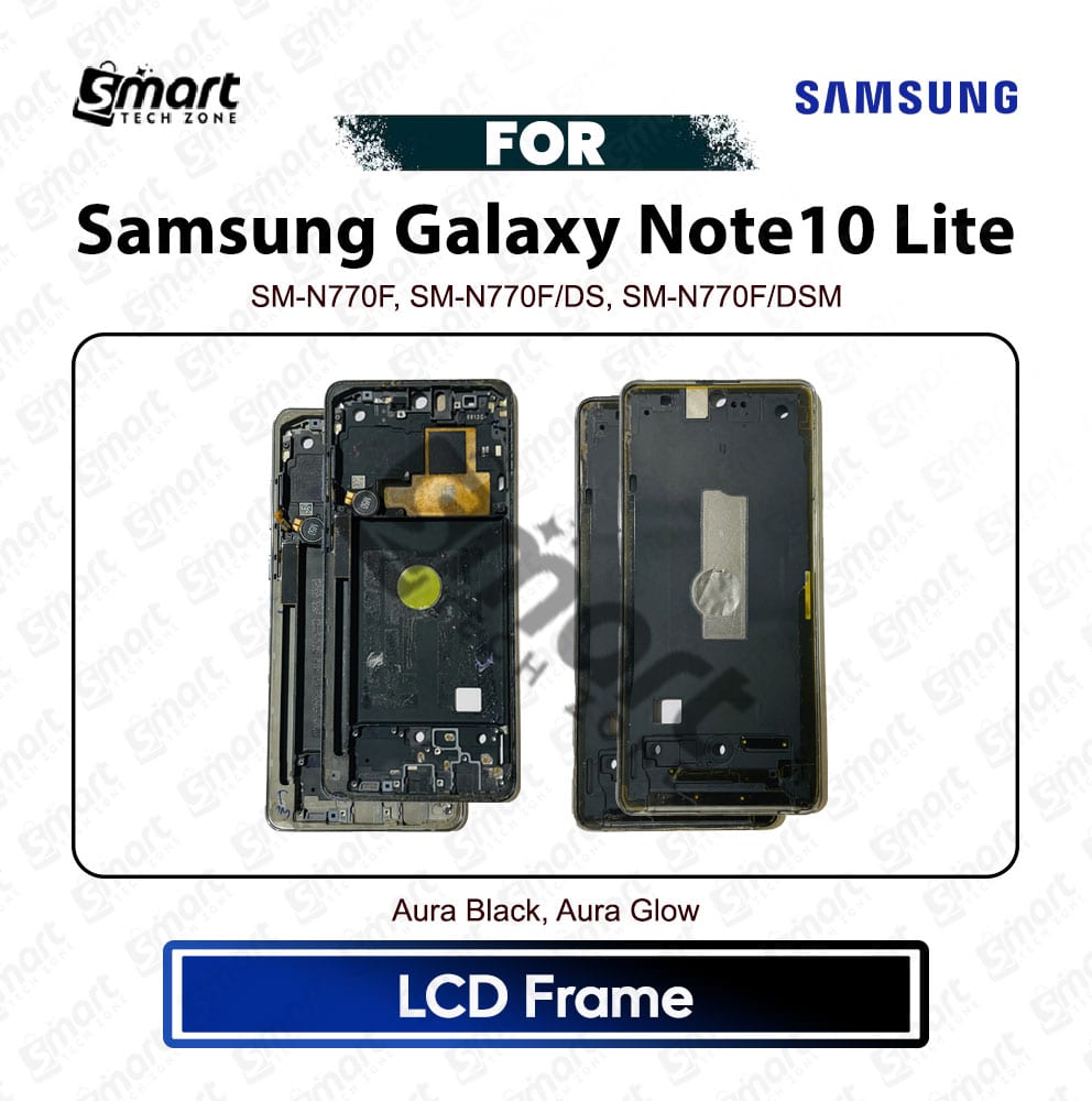 Samsung Galaxy Note10 Lite LCD Frame Middle Chassis Housing Bezel Plate Replacement Repair Spare Part SM-N770F, SM-N770F/DS, SM-N770F/DSM