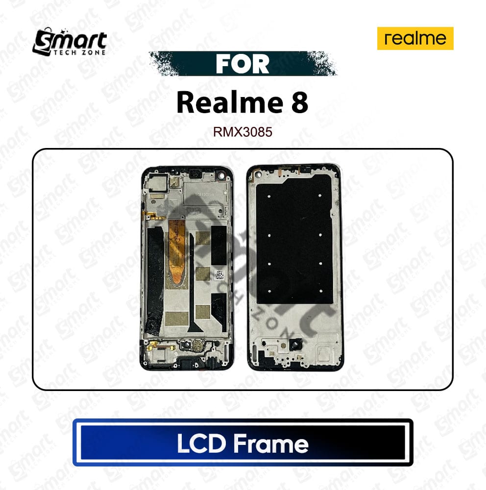 Realme 8 LCD Frame Middle Chassis Housing Bezel Plate Replacement Repair Spare Part For RMX3085