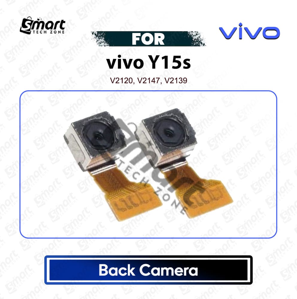 Vivo Y15s Back Camera Rear Main Camera Module with Flex Cable Replacement Repair Spare Part For V2120, V2147, V2139