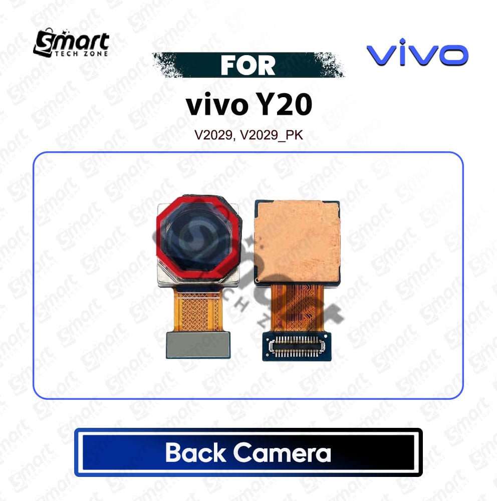 vivo Y20 Back Camera Rear Main Camera Module with Flex Cable Replacement Repair Spare Part For V2029, V2029_PK