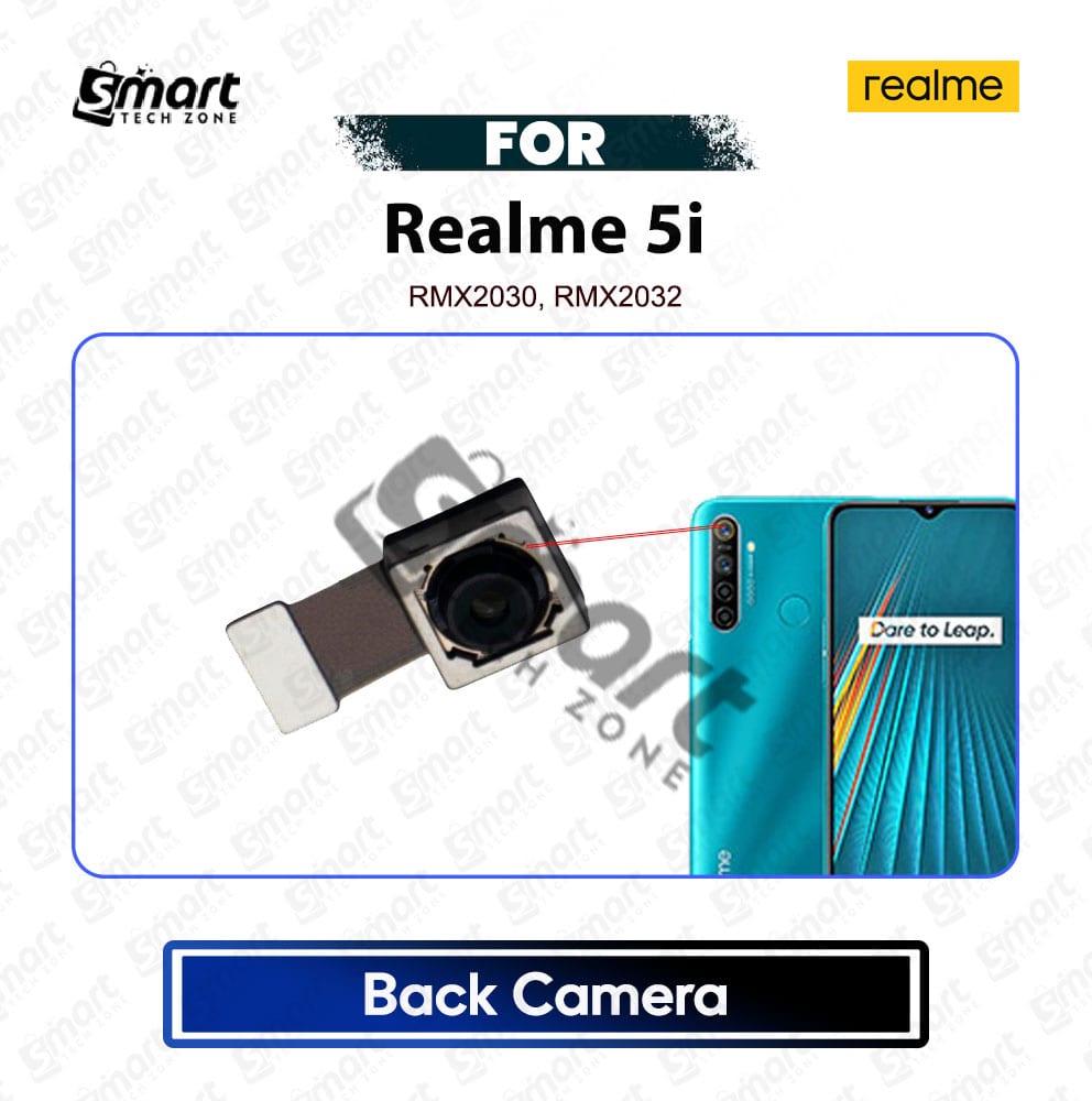 Realme 5i Back Camera Rear Main Camera Module with Flex Cable Replacement Repair Spare Part For RMX2030, RMX2032