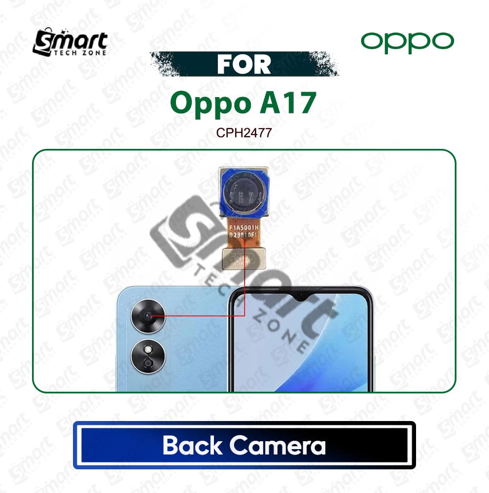 Oppo A17 Back Camera Rear Main Camera Module with Flex Cable Replacement Repair Spare Part For CPH2477