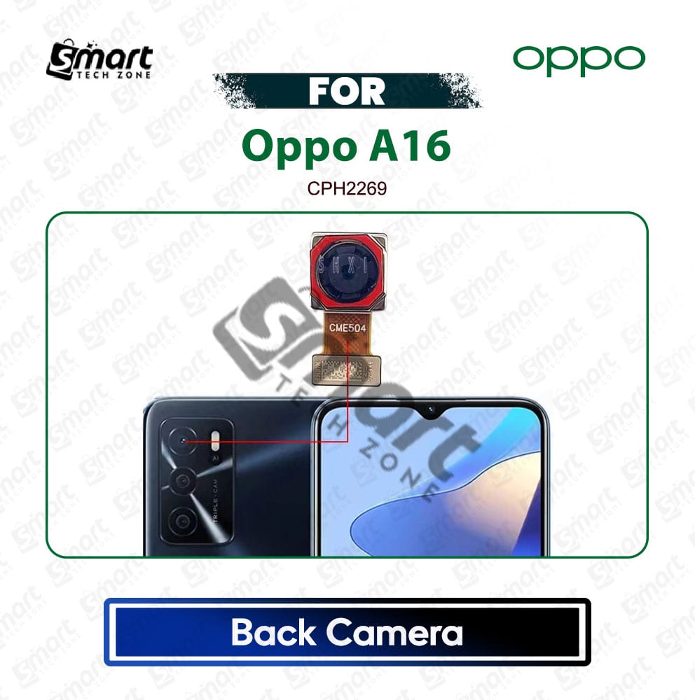 Oppo A16 Back Camera Rear Main Camera Module with Flex Cable Replacement Repair Spare Part For CPH2269