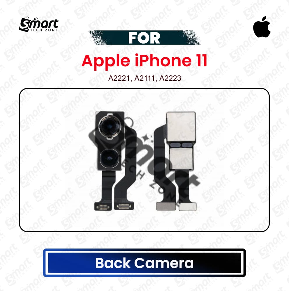 Apple iPhone 11 Back Camera Rear Main Camera Module with Flex Cable Replacement Repair Spare Part For A2221, A2111, A2223