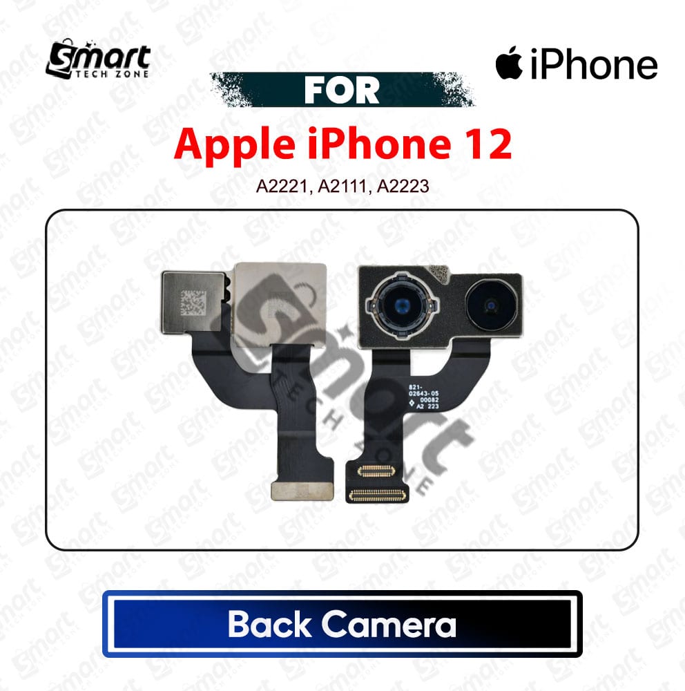 Apple iPhone 12 Back Camera Rear Main Camera Module with Flex Cable Replacement Repair Spare Part For A2403, A2172, A2402, A2404