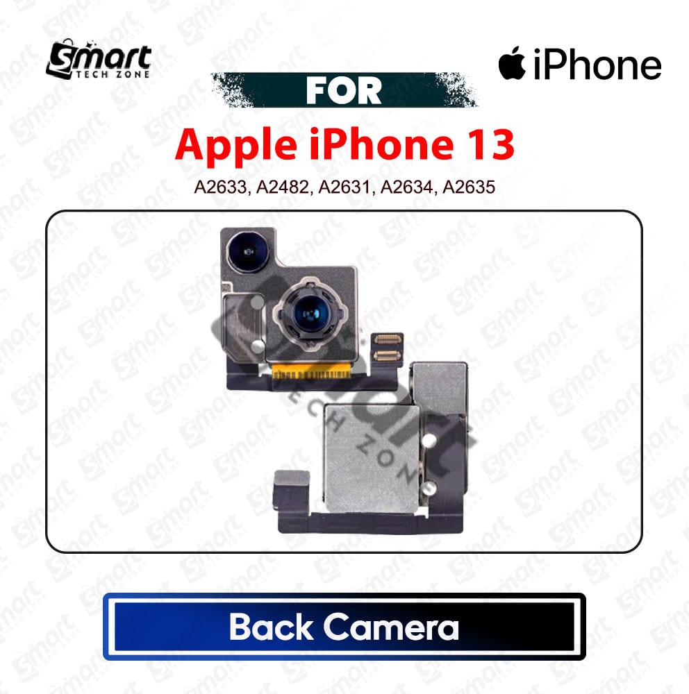 Apple iPhone 13 Back Camera Rear Main Camera Module with Flex Cable Replacement Repair Spare Part For A2633, A2482, A2631, A2634, A2635