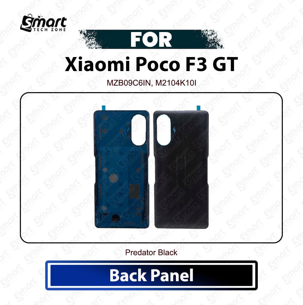 Xiaomi Poco F3 GT Back Panel Backshell Back Housing Battery Back Door Catching Replacement Repair Spare Part For MZB09C6IN, M2104K10I