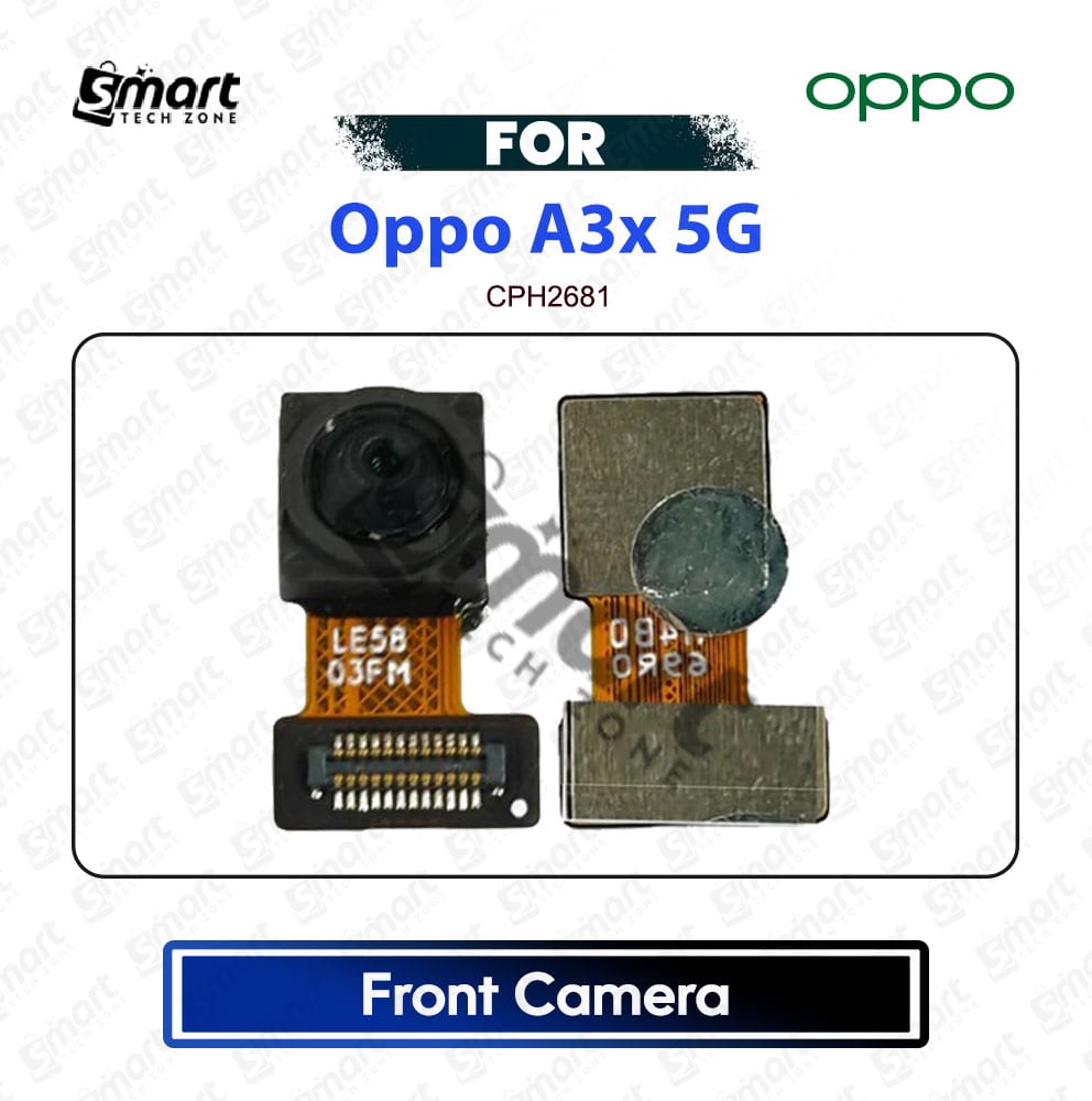 Oppo A3x Front Camera Module Selfie Camera Replacement - High Quality Front Camera Flex Cable Spare Part For CPH2681