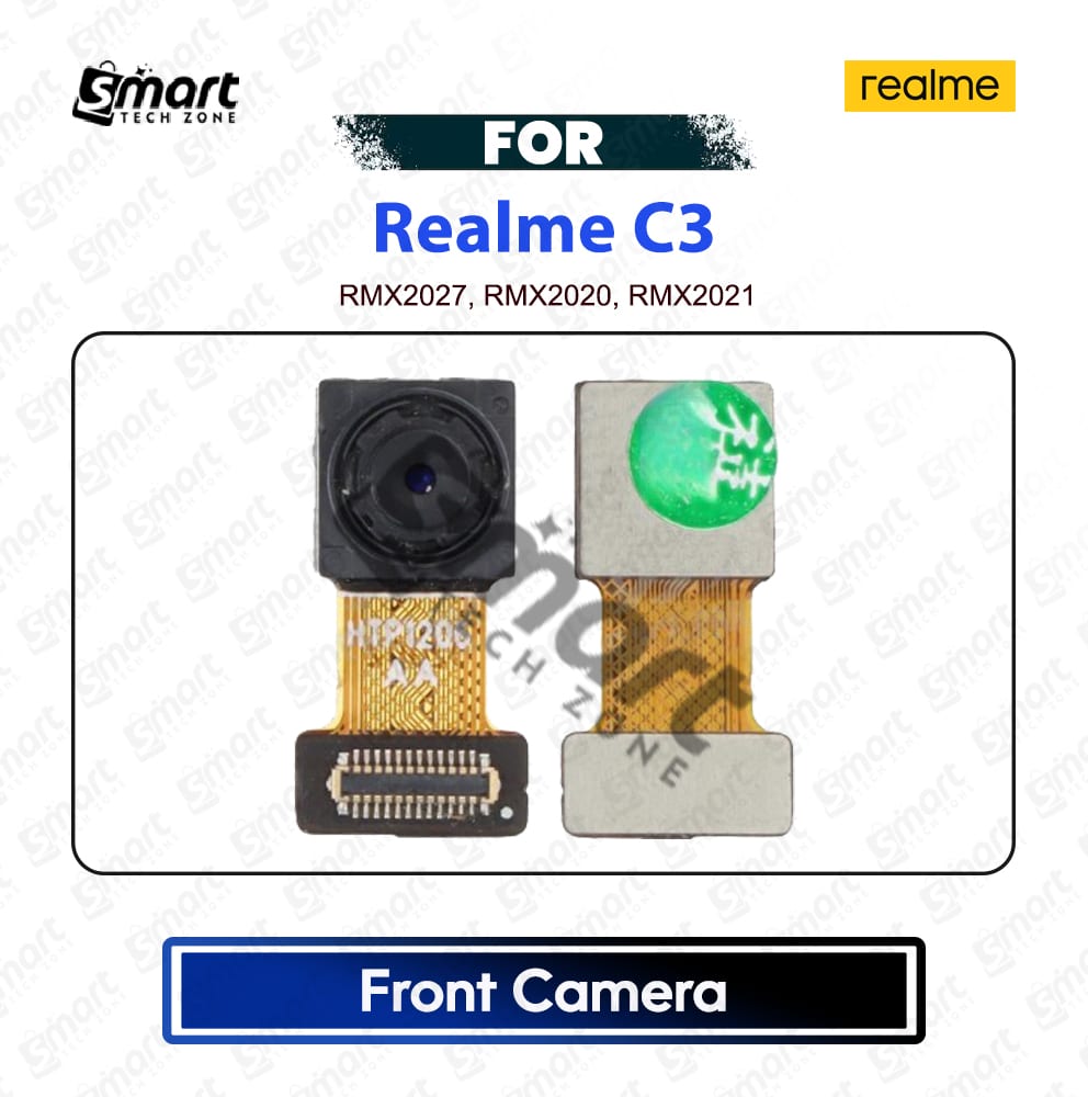 Realme C3 Front Camera Module Selfie Camera Replacement - High Quality Front Camera Flex Cable Spare Part For RMX2027, RMX2020, RMX2021