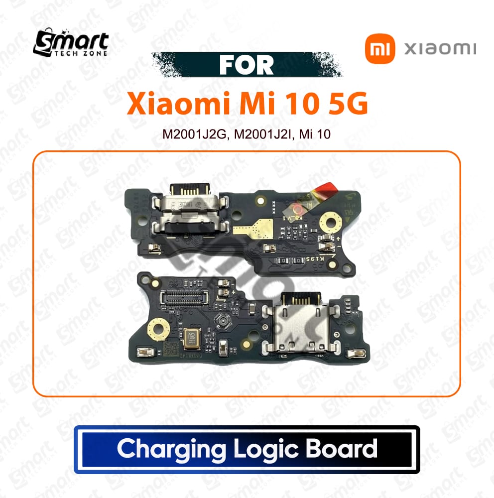 Xiaomi Mi 10 5G Charging Logic Board Charging Port USB Plug PCB Dock Connector Replacement Spare Repair Part For M2001J2G, M2001J2I, Mi 10