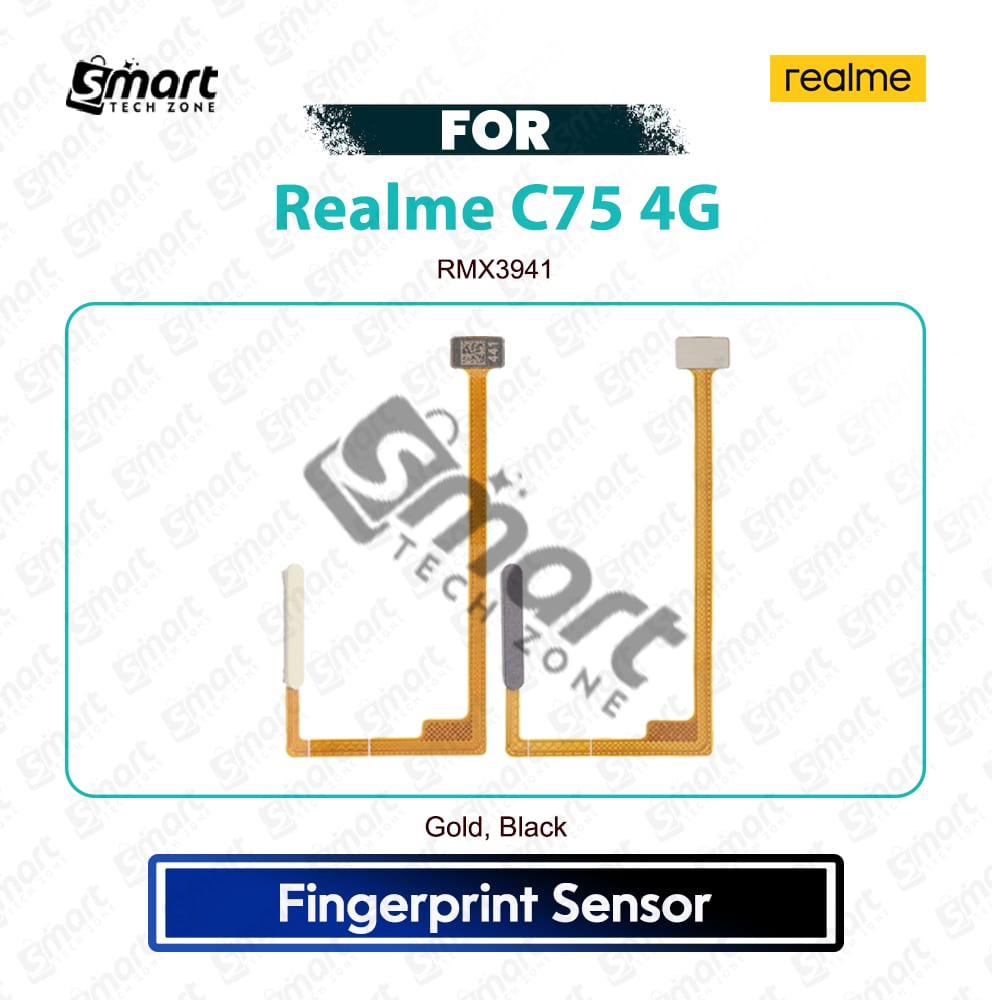 Realme C75 4G Fingerprint Sensor Flex Cable Touch ID Scanner Replacement Repair Spare Part (RMX3941)