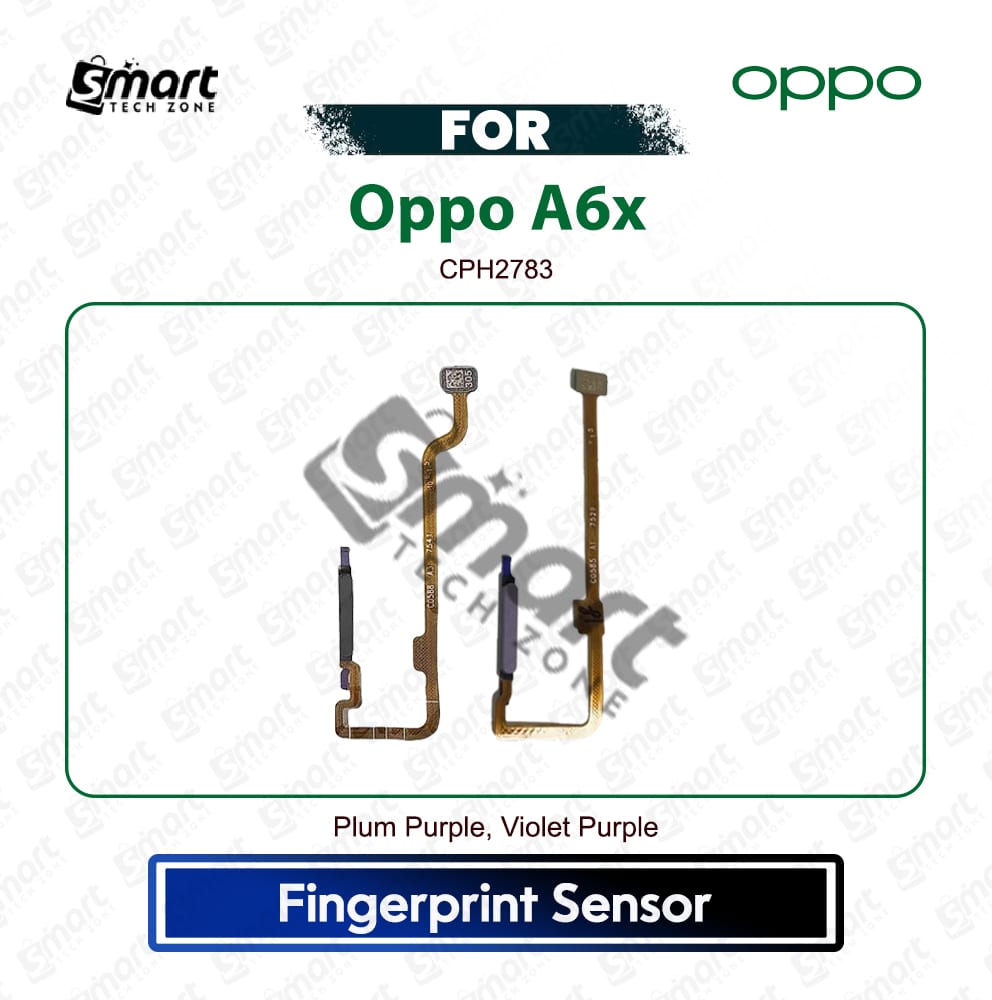 Oppo A6x Fingerprint Sensor Flex Cable Touch ID Scanner Replacement Repair Spare Part (CPH278)