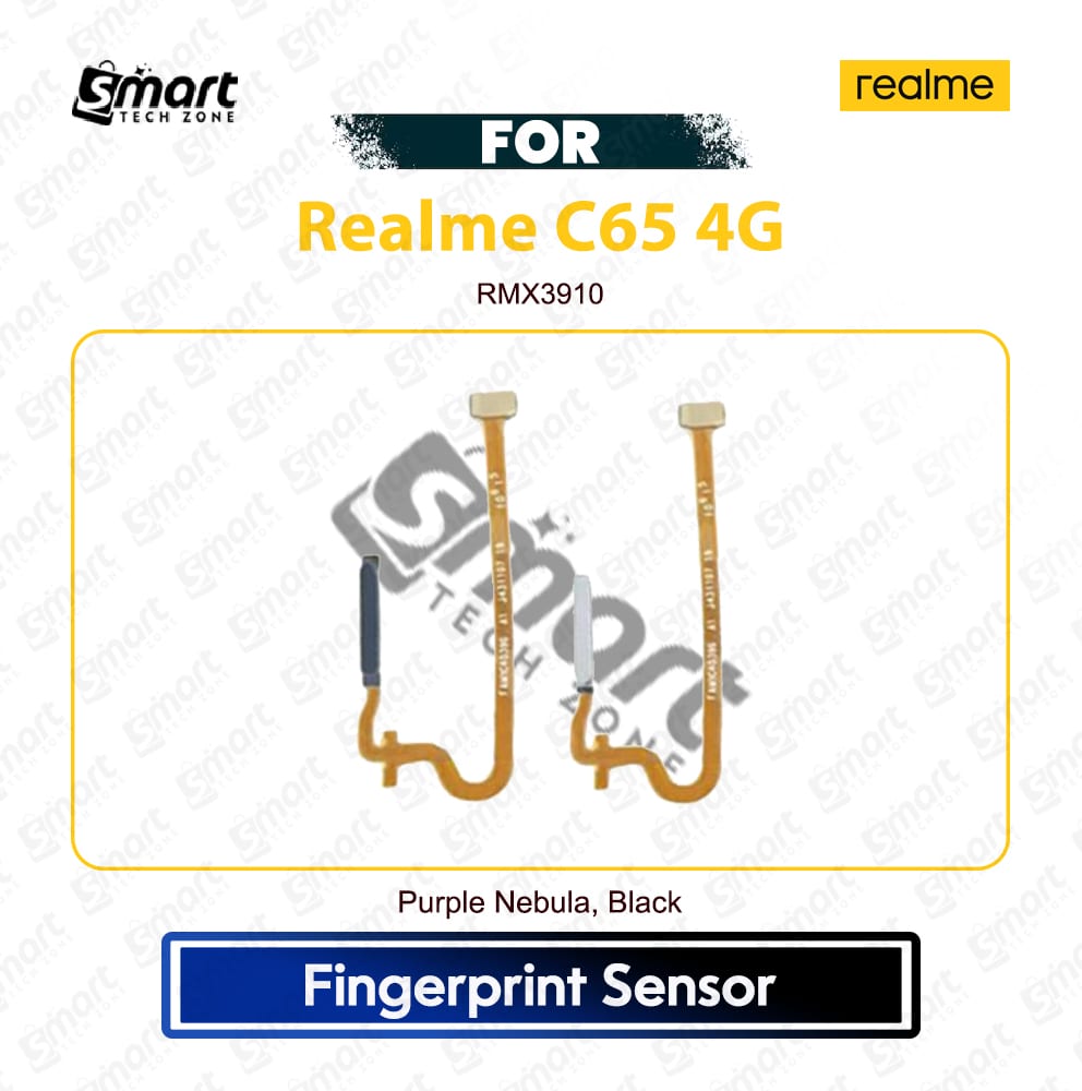 Realme C65 4G Fingerprint Sensor Flex Cable Touch ID Scanner Replacement Repair Spare Part (RMX3910)
