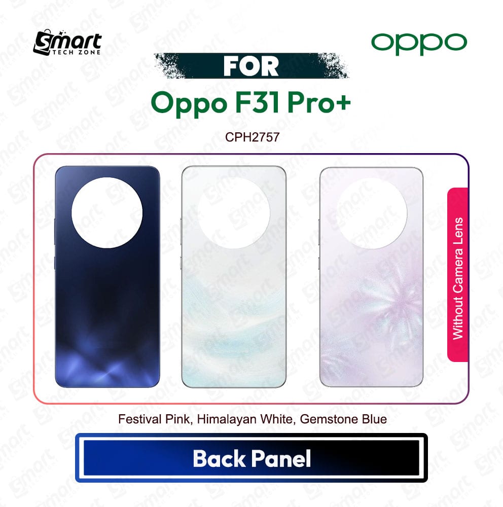Oppo F31 Pro+ Back Housing Frame / Back Panel / Backshell Without Camera Glass Replacement Spare Parts CPH2757