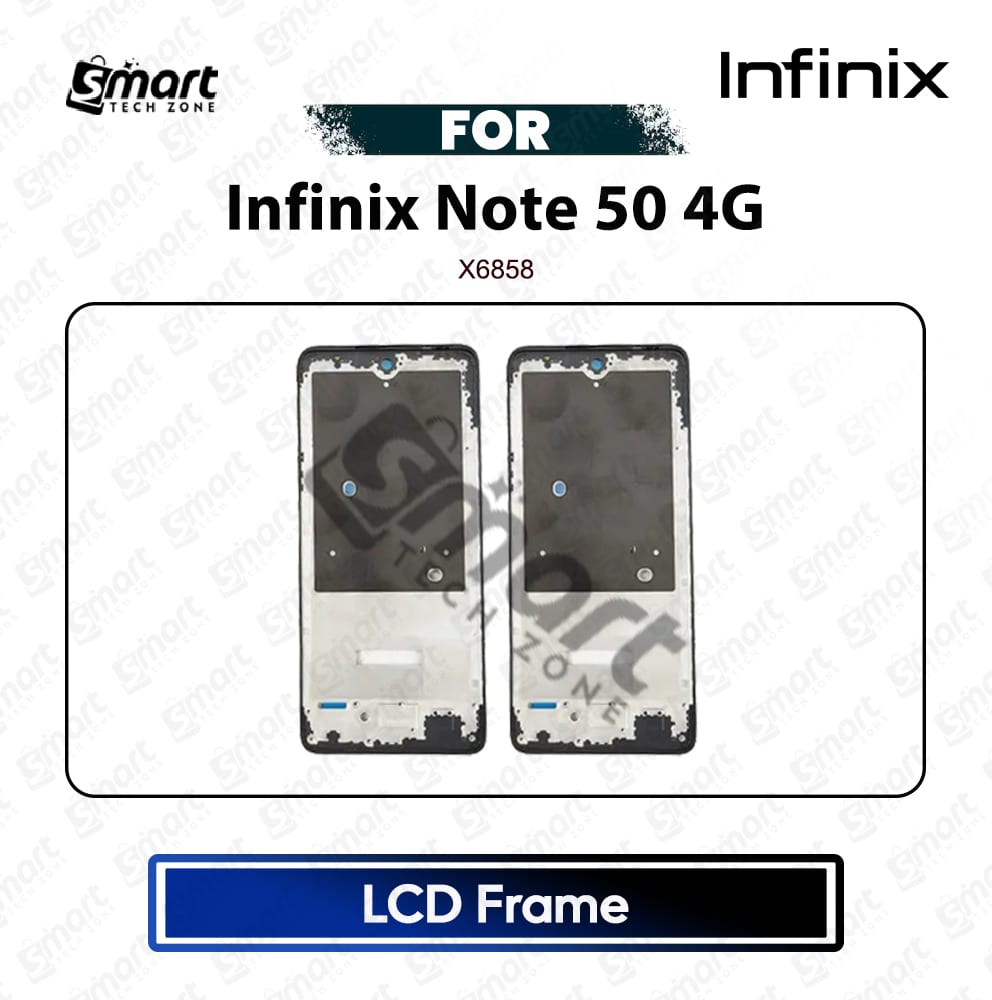 Infinix Note 50 4G LCD Frame Middle Chassis Housing Bezel Plate Replacement Repair Spare Part For X6858