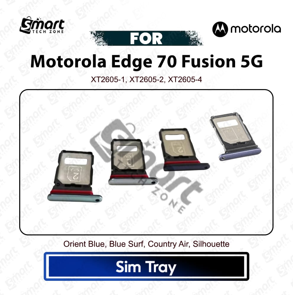 Motorola Edge 70 Fusion 5G SIM Tray | SIM Card Tray | SIM Holder | SIM Slot Tray | Dual SIM Tray | SD Card Holder | Replacement | Premium Quality (XT2605-1, XT2605-2, XT2605-4)