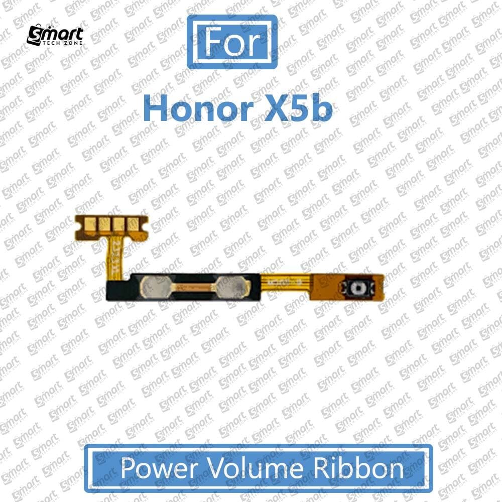 Honor X5b Power on / off Switch Button Side Volume Up Down Buttons Flex Cable Replacement Parts