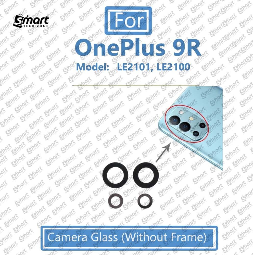 OnePlus 9R  Back Camera Glass Lens With Frame Replacement Parts