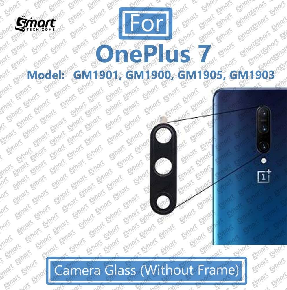 OnePlus 7 Back Camera Glass Lens With Frame Replacement Parts