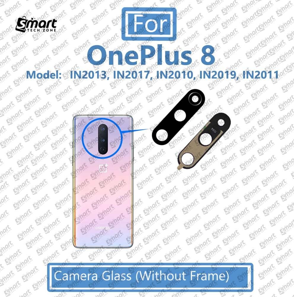 OnePlus 8 Back Camera Glass Lens With Frame Replacement Parts