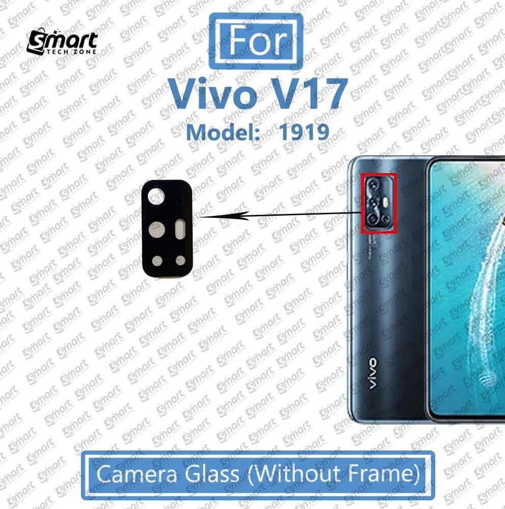 For Vivo V17 Camera Glass Lens With Frame Replacement Parts