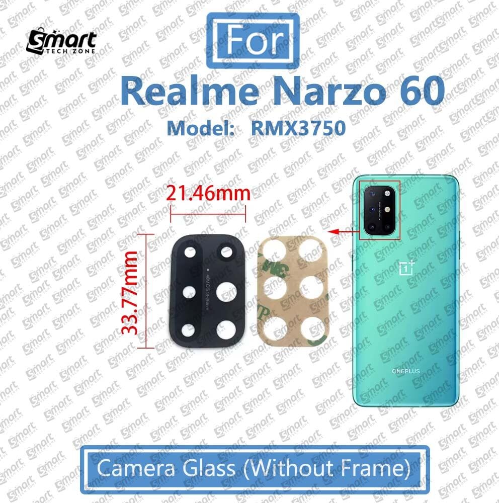 OnePlus 8T Back Camera Glass Lens With Frame Replacement Parts