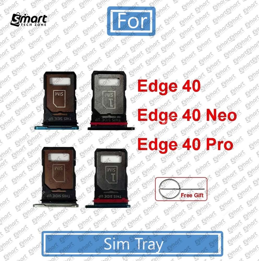 SIM Card Tray Holder For Motorola MOTO Edge 40 Edge 40 Neo Edge 40 Pro XT2303-2 XT2307-1 Sim Card Slot Reader Adapter Parts