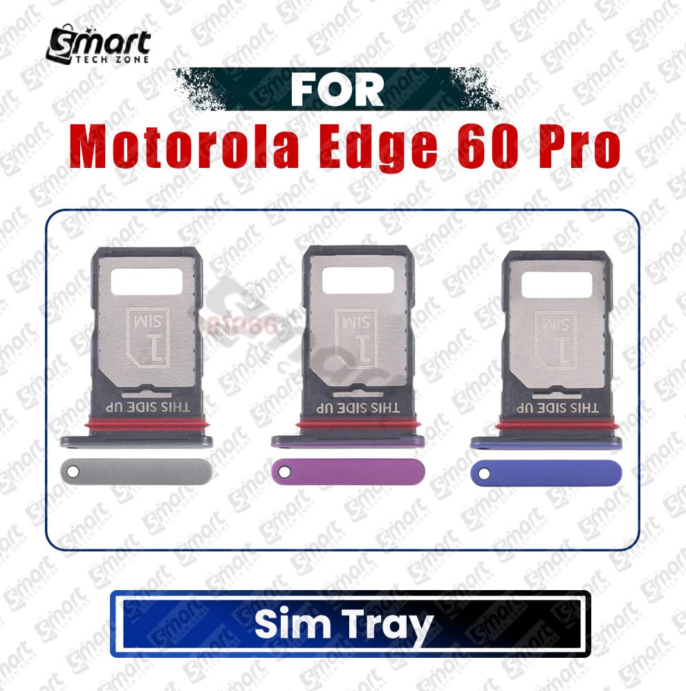 SIM Card Tray Holder For Motorola Edge 60 Pro Sim Card Slot Reader Adapter Parts