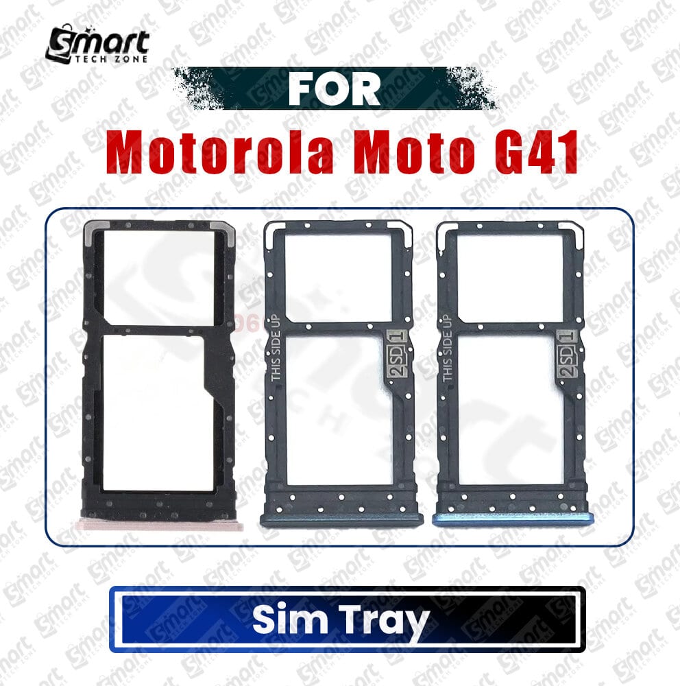 SIM Card Tray Holder For Motorola Moto G41 Sim Card Slot Reader Adapter Parts