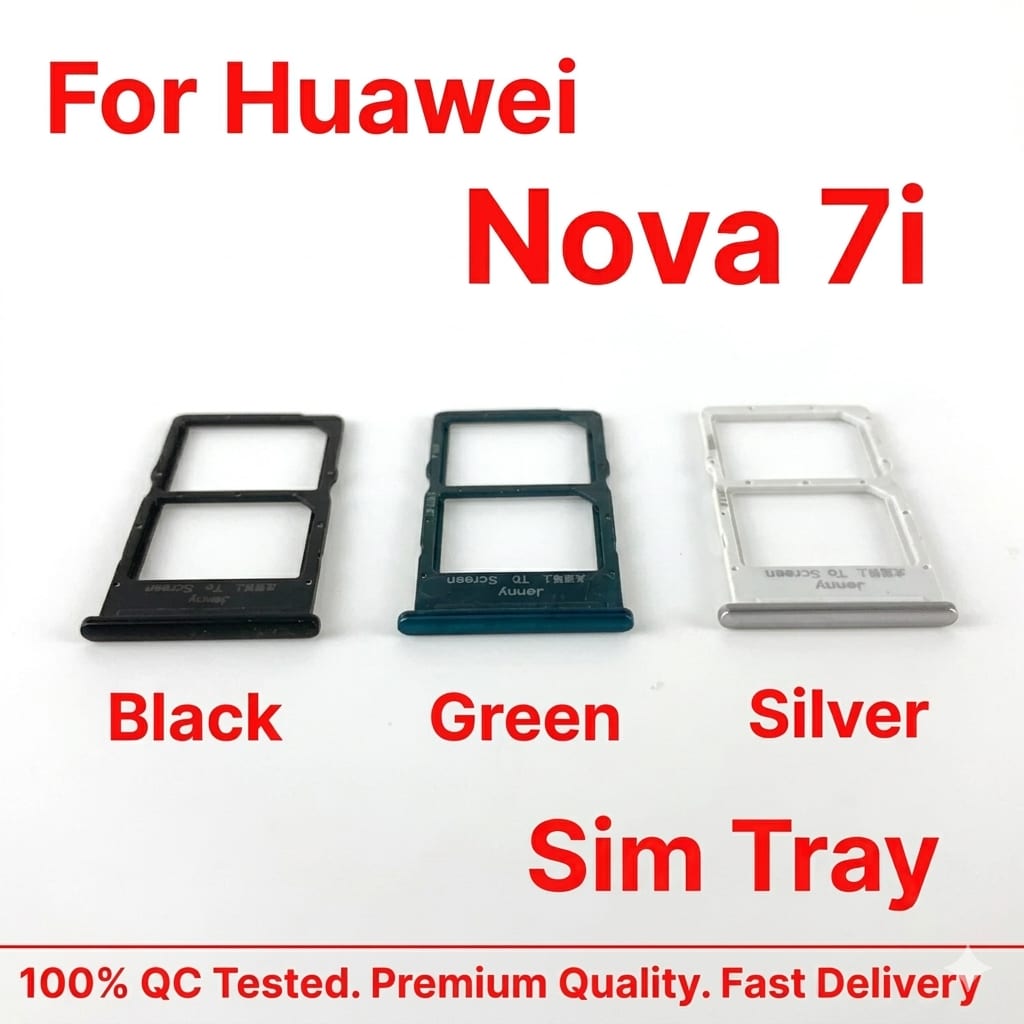 Huawei Nova 7i Sim Tray Micro SD Card Slot with Sim Ejector Pin Replacement Parts