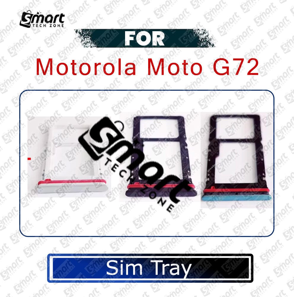 SIM Card Tray Holder For Motorola Moto G72 Sim Card Slot Reader Adapter Parts
