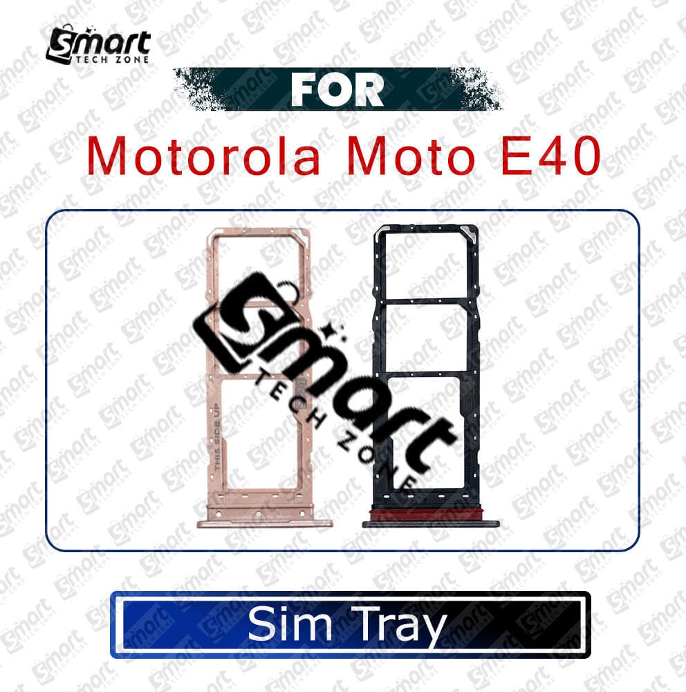 SIM Card Tray Holder For Motorola Moto E40 Sim Card Slot Reader Adapter Parts