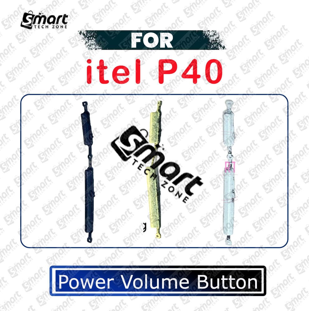 Power Volume Out Side Key Side Button For itel P40 External Volume Button + Power ON OFF