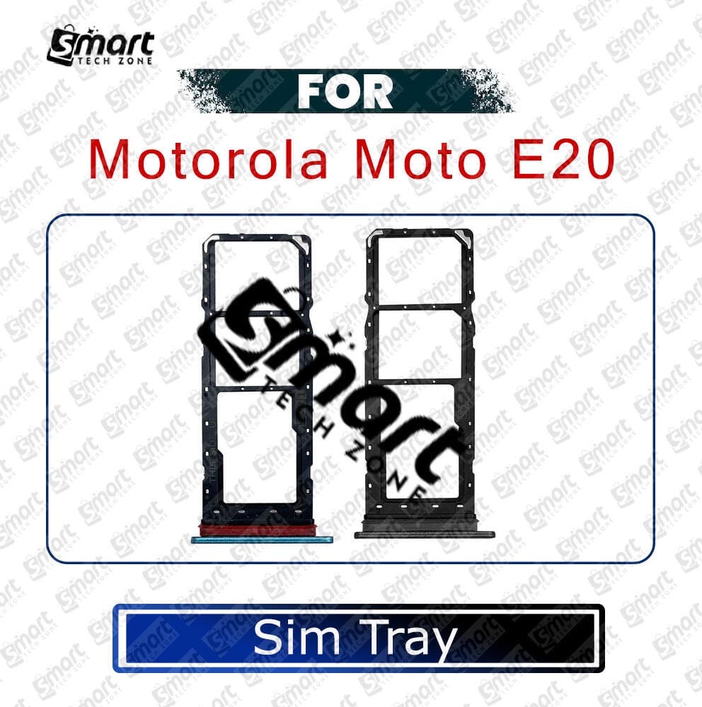 SIM Card Tray Holder For Motorola Moto E20 Sim Card Slot Reader Adapter Parts