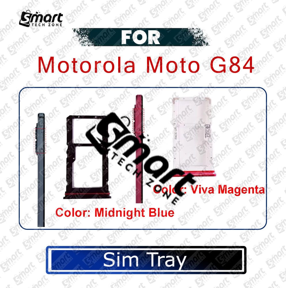SIM Card Tray Holder For Motorola Moto G84 Sim Card Slot Reader Adapter Parts