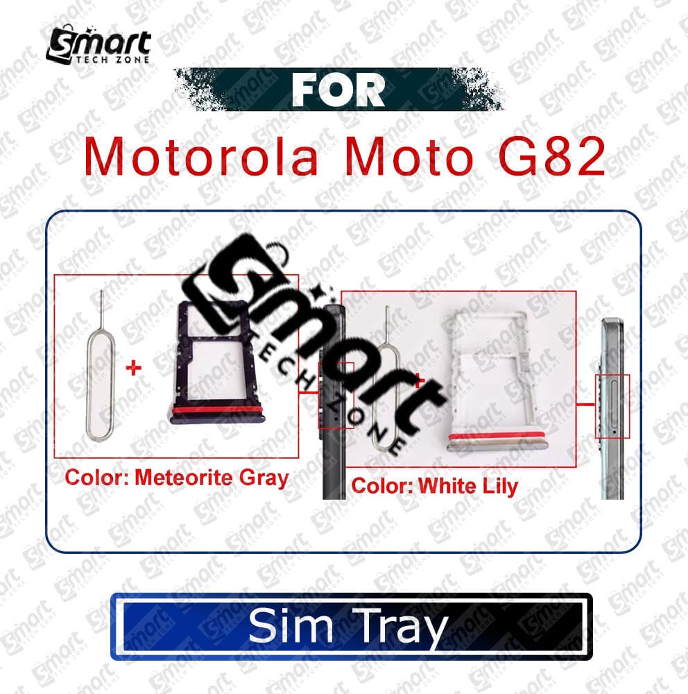 SIM Card Tray Holder For Motorola Moto G82 Sim Card Slot Reader Adapter Parts