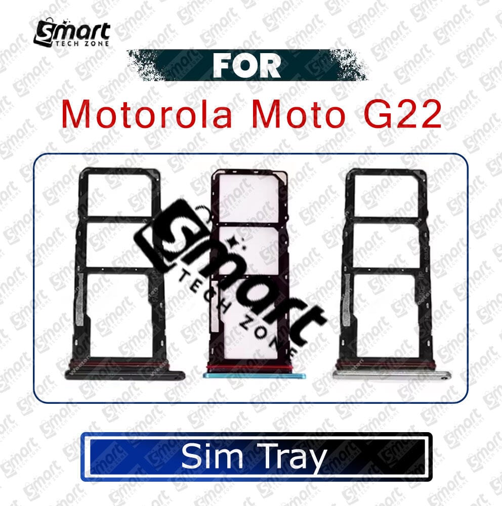 SIM Card Tray Holder For Motorola Moto G22 Sim Card Slot Reader Adapter Parts