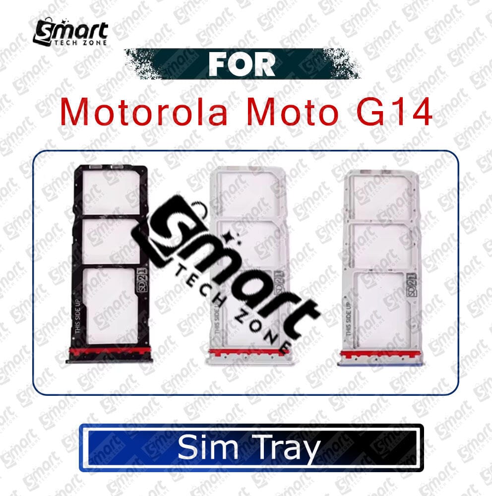 SIM Card Tray Holder For Motorola Moto G14 Sim Card Slot Reader Adapter Parts