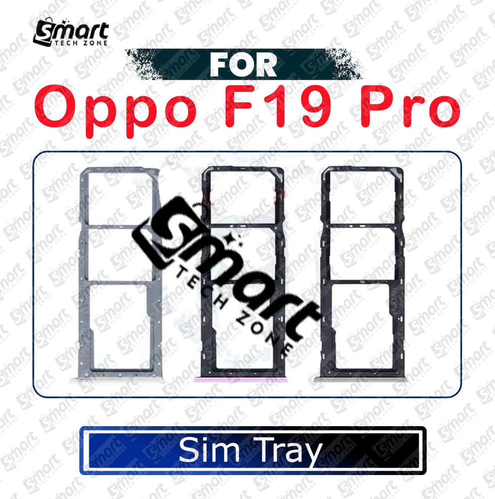 SIM Card Tray Holder For Oppo F19 Pro Sim Card Slot Reader Adapter Parts