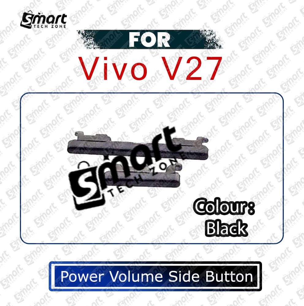 Power Volume OutSide Key Side Button For Vivo V27 External Volume Button + Power ON OFF