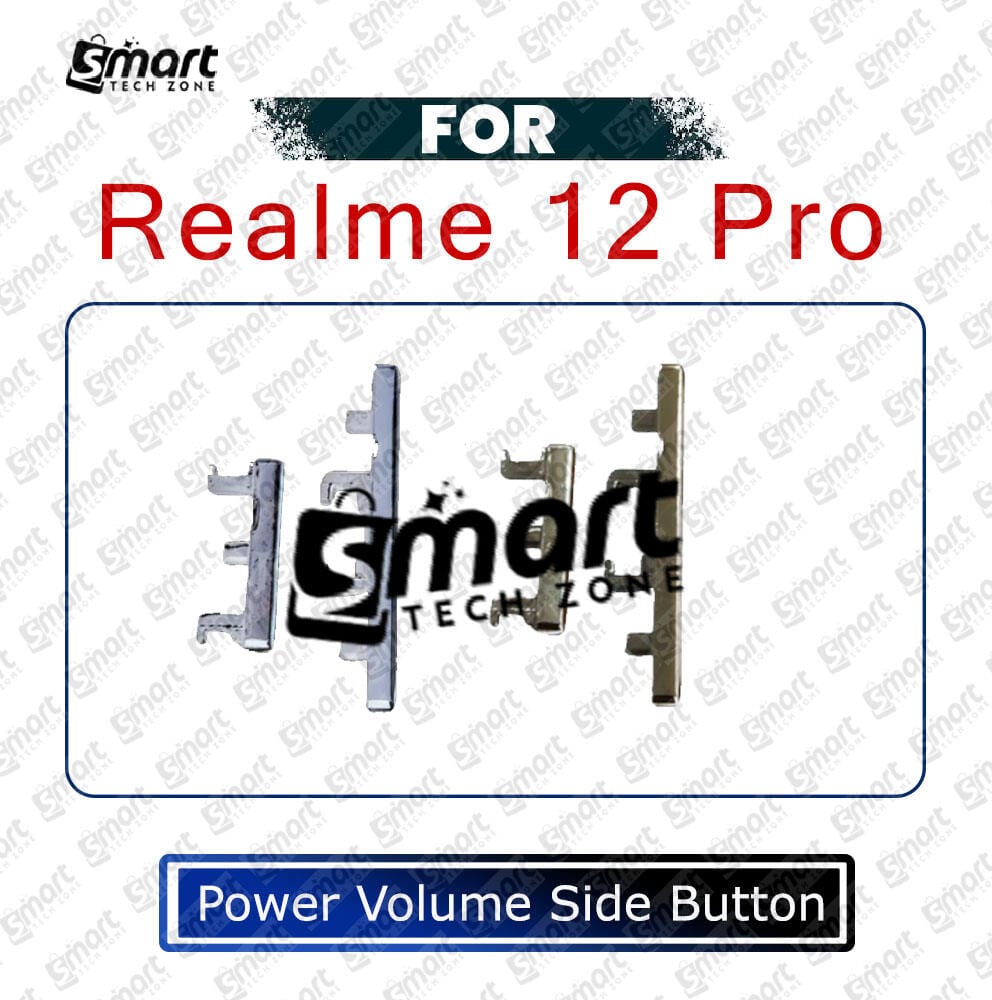 Power Volume OutSide Key Side Button For Realme 12 Pro External Volume Button + Power ON OFF