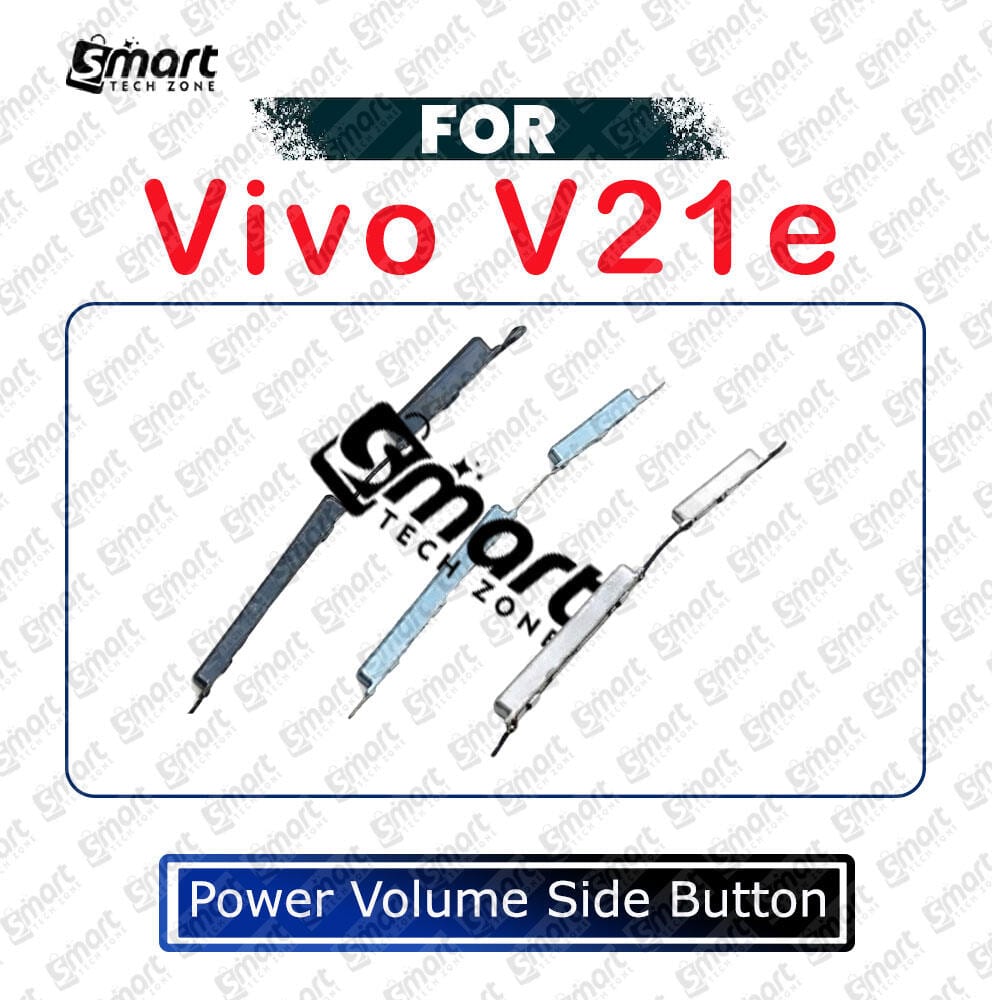 Power Volume Out Side Key Side Button For Vivo V21e External Volume Button + Power ON OFF