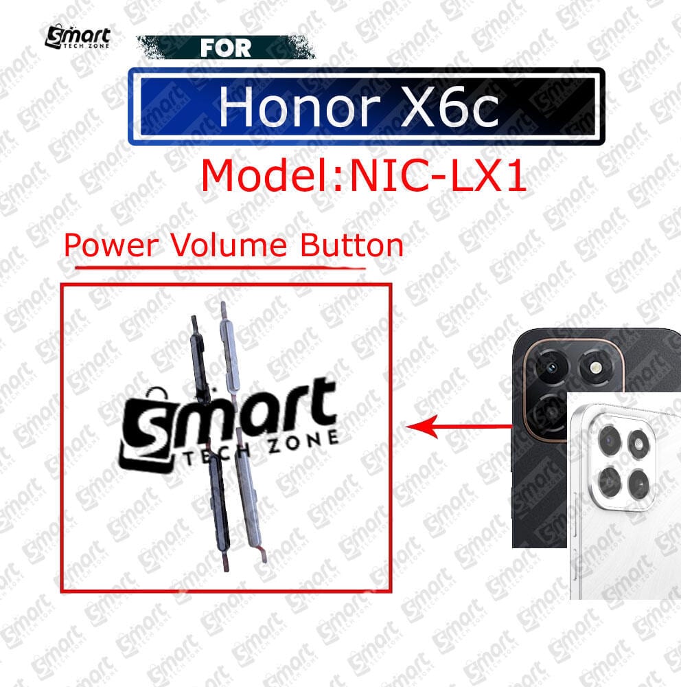 Power Volume OutSide Key Side Button For Huawei Honor X6c External Volume Button + Power ON OFF