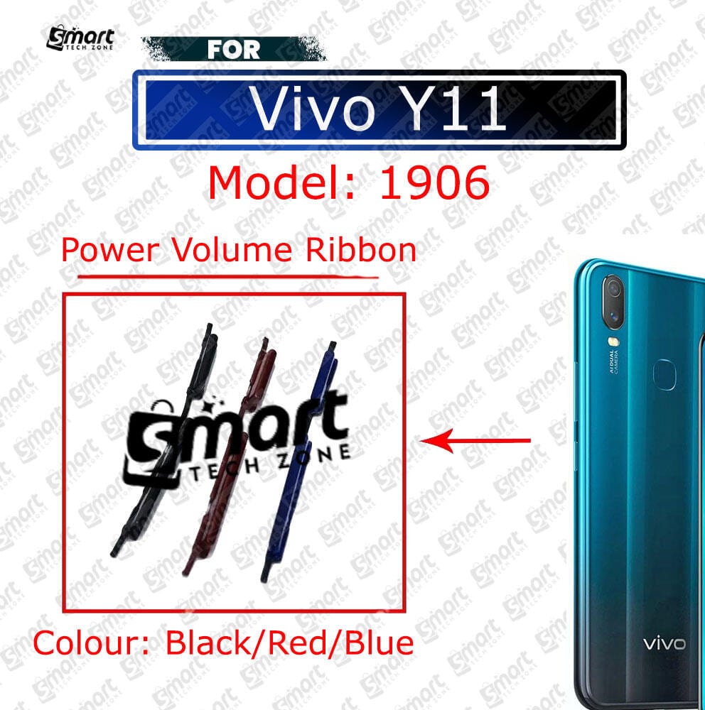 Power Volume OutSide Key Side Button For Vivo Y11 External Volume Button + Power ON OFF
