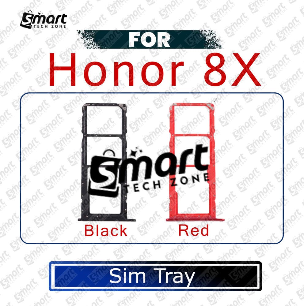 For Huawei Honor 8x Sim Tray Micro SD Card Slot with Sim Ejector Pin Replacement Parts