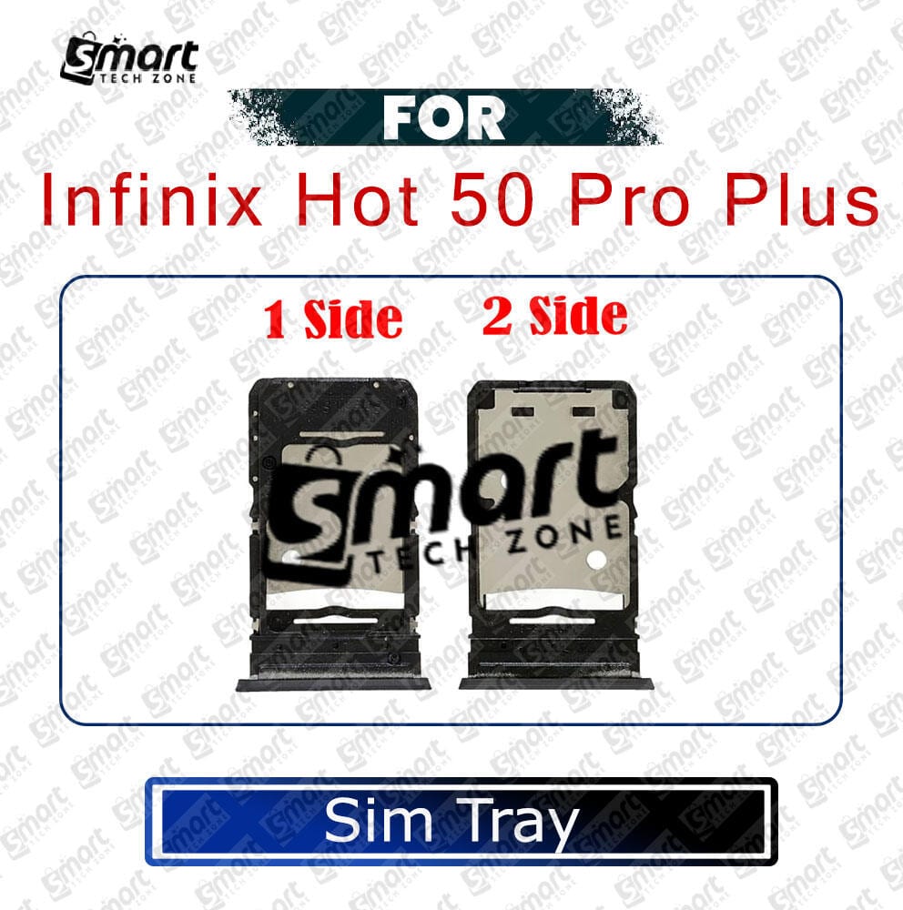 SIM Card Tray Holder For Infinix Hot 50 Pro Plus Sim Card Slot Reader Adapter Parts