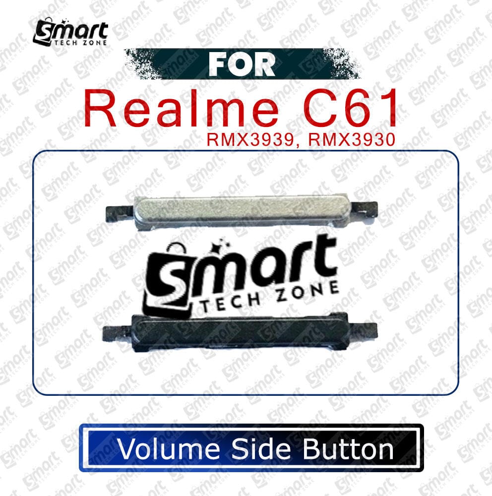 Realme C61 RMX3939 RMX3930 Side Volume Up Down Button Replacement External Volume Button Key