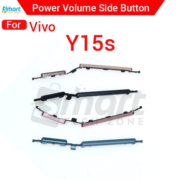 Power Volume OutSide Key Side Button For Vivo Y15s External Volume Button + Power ON OFF