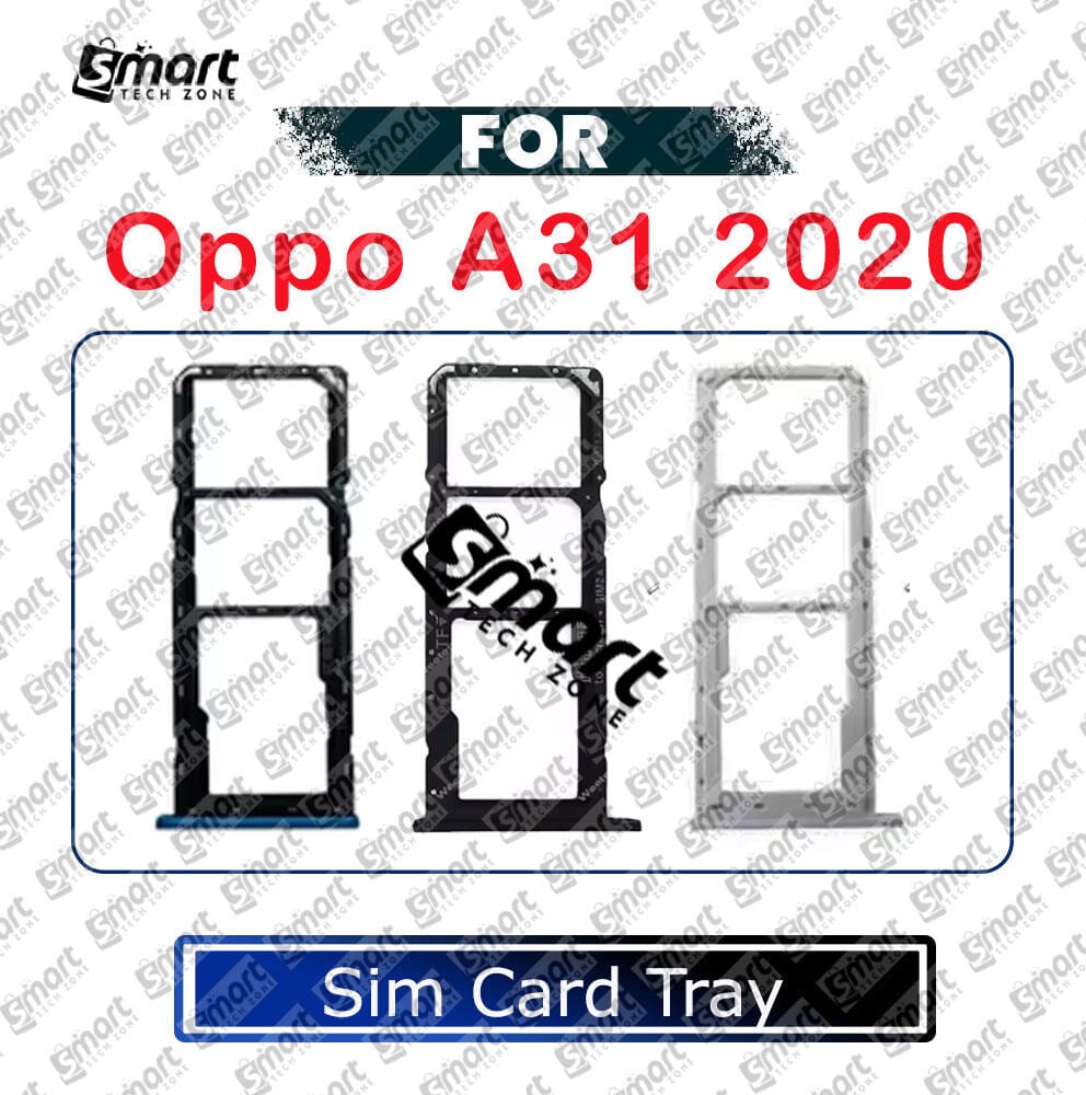 For Oppo A31 2020 Sim Tray Micro SD Card Slot with Sim Ejector Pin Replacement Parts