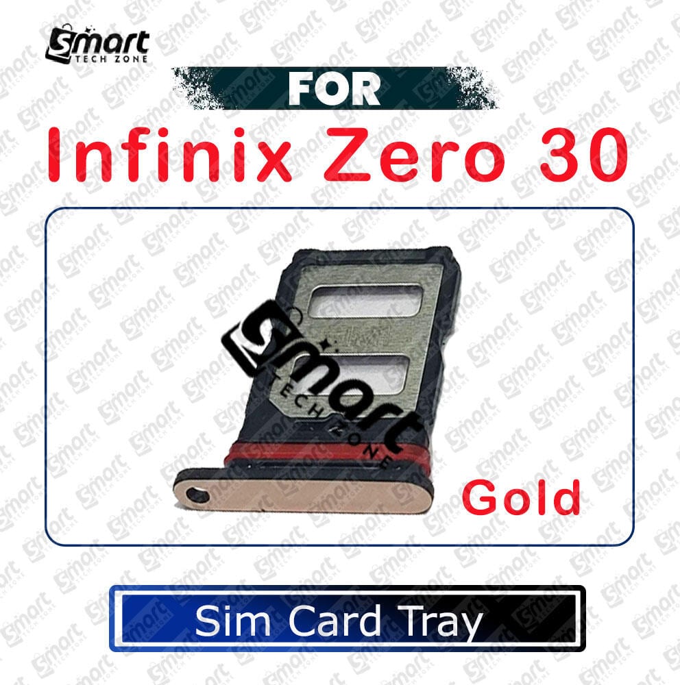 For Infinix Zero 30 Sim Tray Micro SD Card Slot with Sim Ejector Pin Replacement Parts